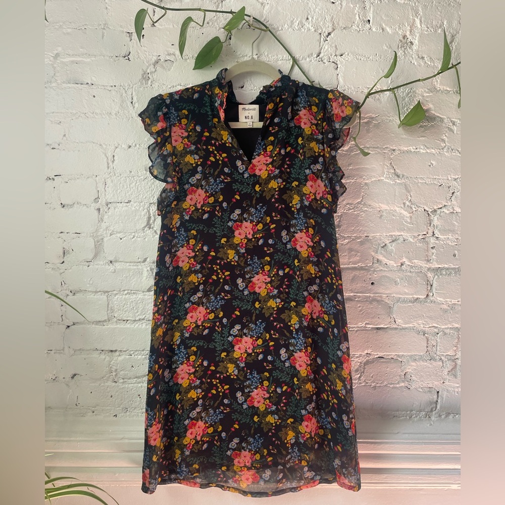 MADEWELL x No. 6 Collab Floral Print Dress / SZ: 2